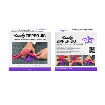 Zipper Jig de Gypsy Quilter