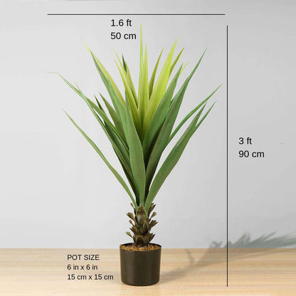 Plante artificielle en pot Agave Tila 90 cm