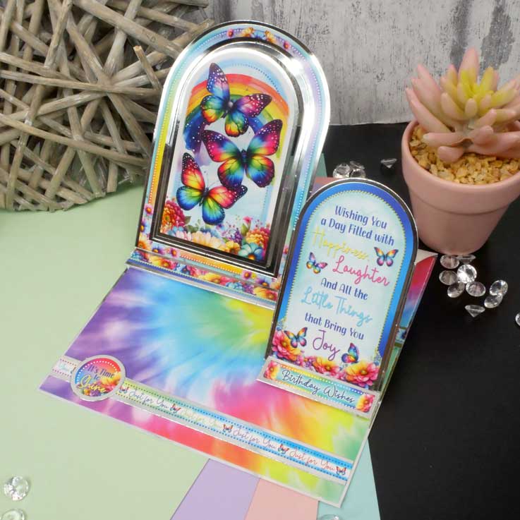 Blocs de décorations de cartes - Magnifiques papillons
