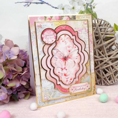 Blocs de décorations de cartes - Magnifiques papillons