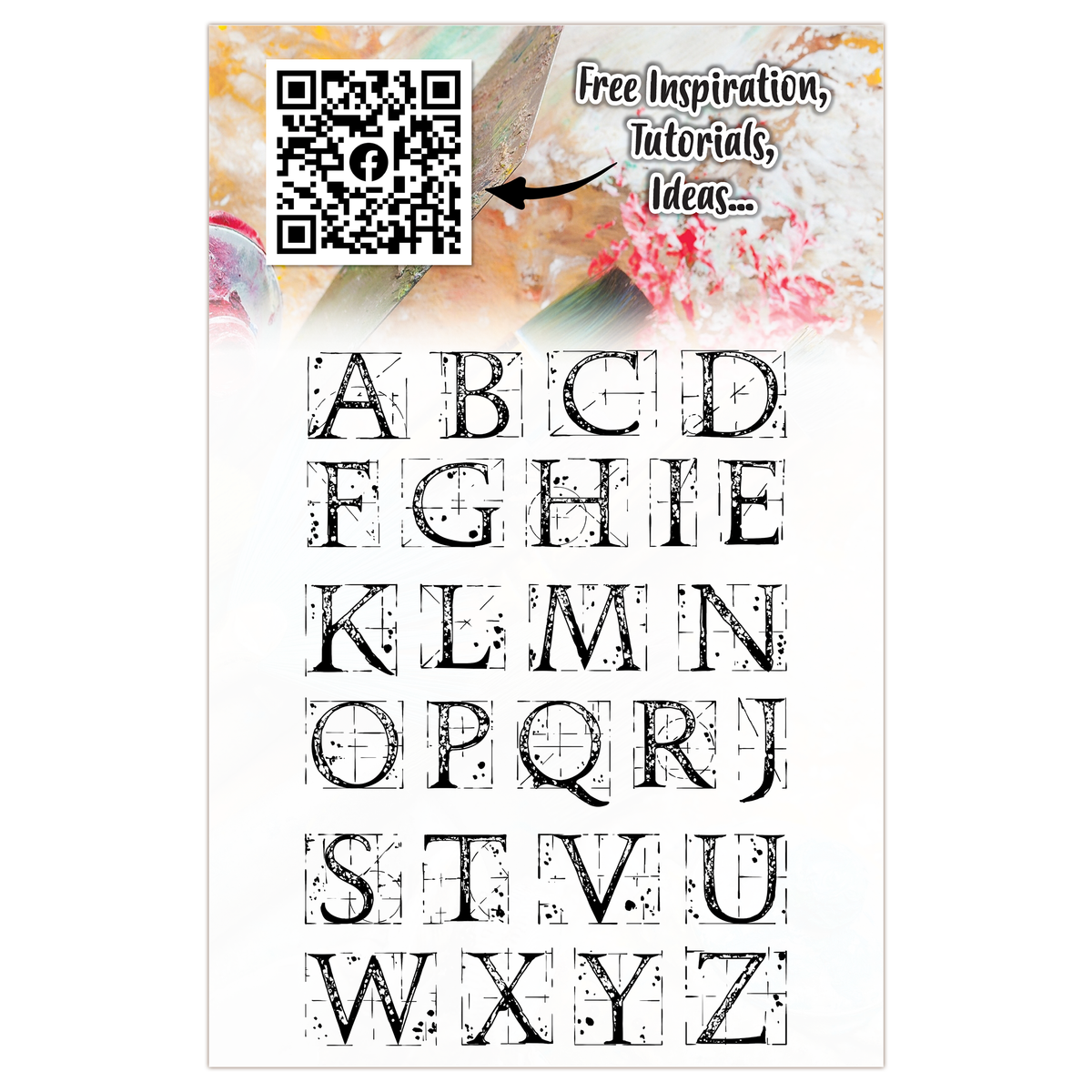 AALL and Create - Set de tampons A5 - Manuscrit vieilli