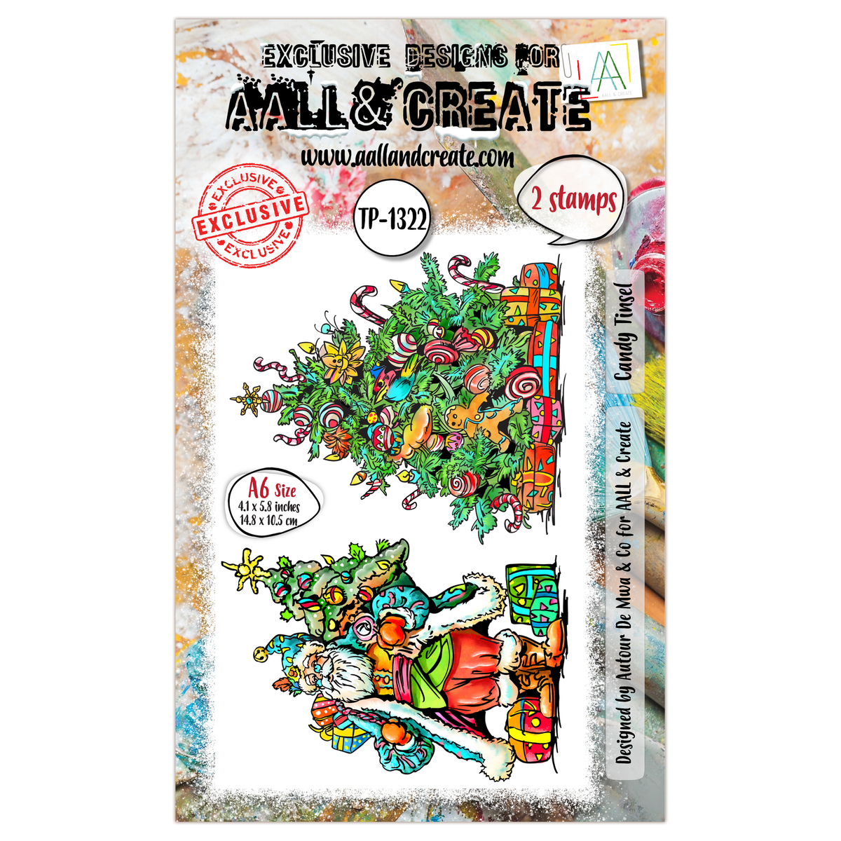 AALL and Create - Set de tampons A6 - Candy Tinsel
