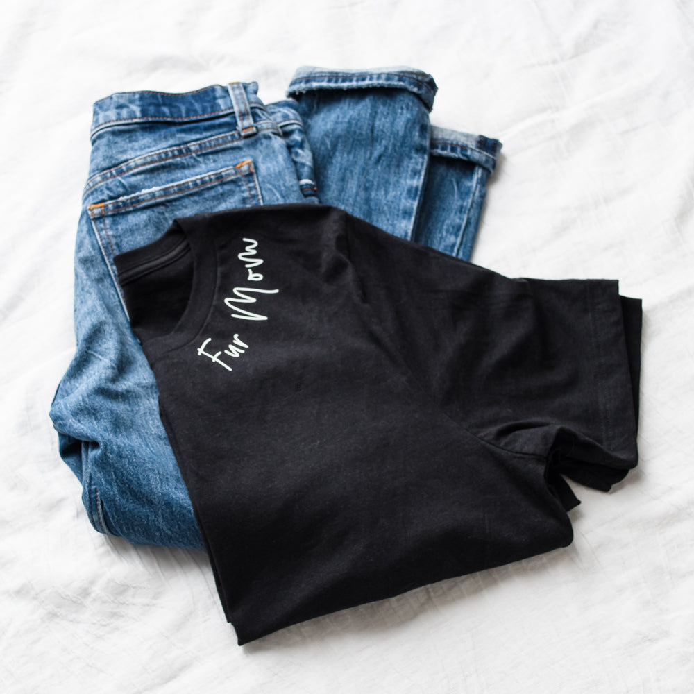 T-shirt petit ami maman de chats