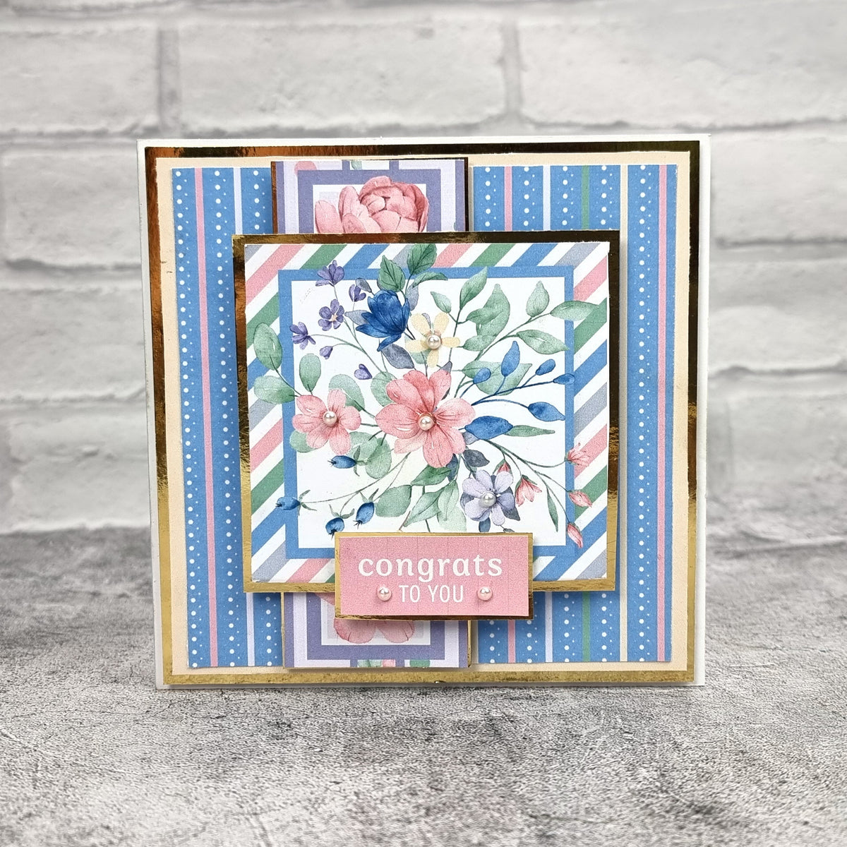The Paper Boutique Sunny Gardens 8 in x 8 in Decorative Paper Pad
