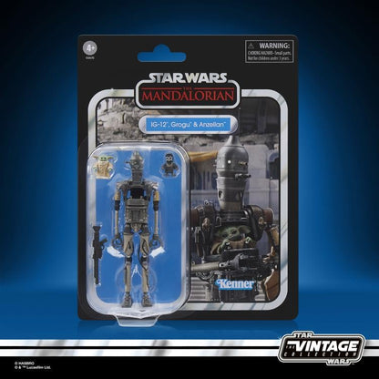 Star Wars: The Vintage Collection IG-12, Grogu, et Anzellan (The Mandalorian)