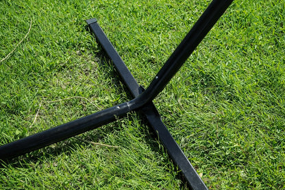 Cotton Rope Hammock with 3-Beam Stand