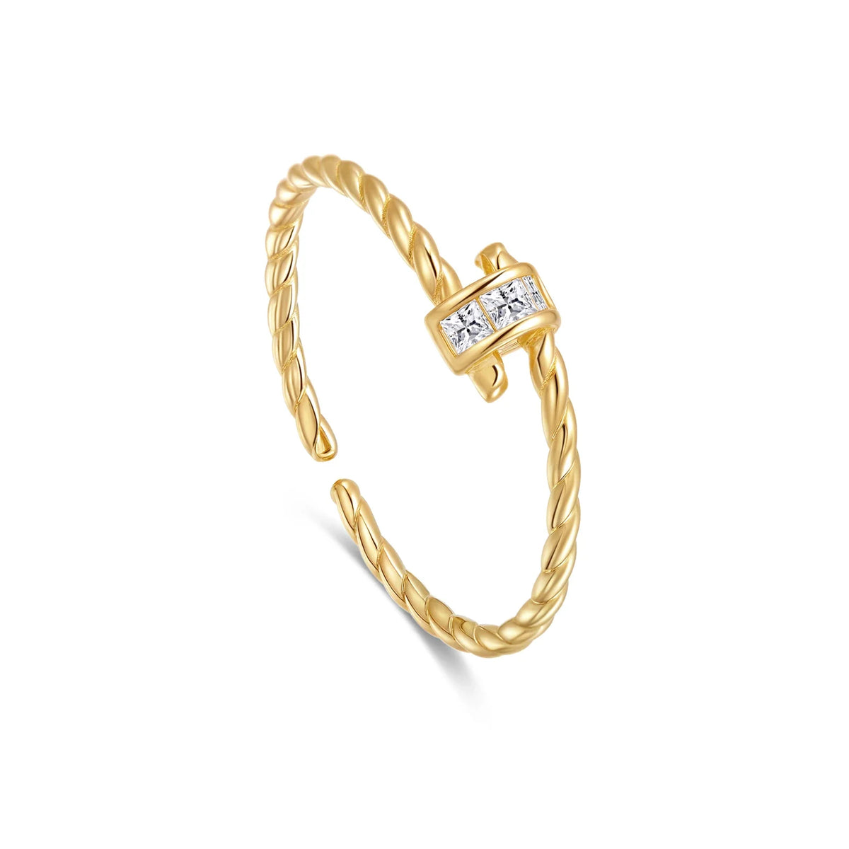 The Signature 925 Sterling Silver Twist Ring