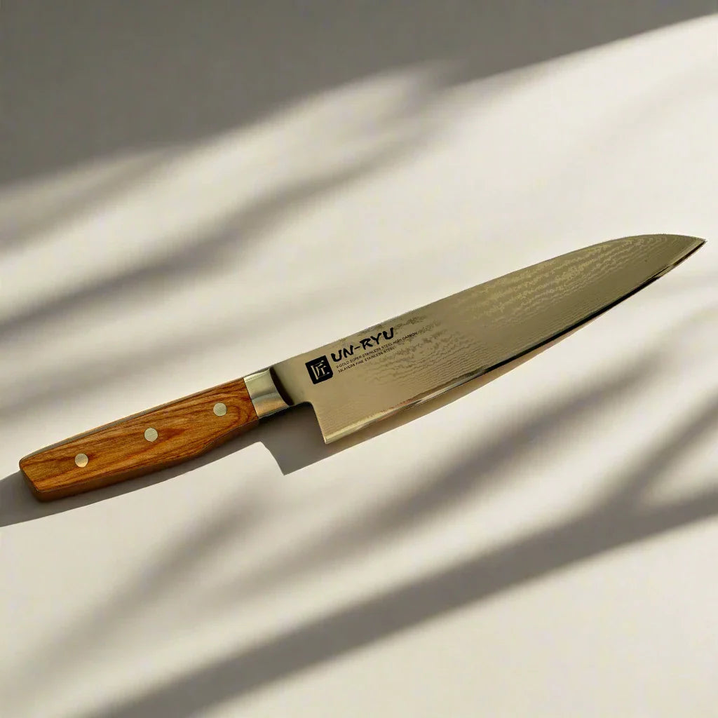 Un-Ryu VG-10 Gyuto Knife 210 mm | 33‑Layer, Damuscus steel