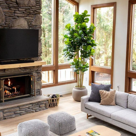 Plante en pot artificielle Dante Fiddle Leaf 10'