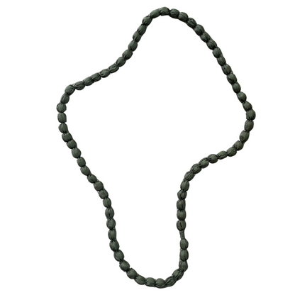 Fabric Wrapped Ball Necklace