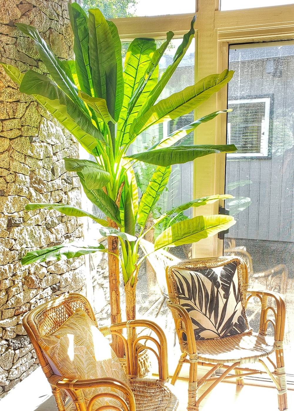 Anna Arbre à Bananier Artificiel en Pot (Plusieurs Tailles)
