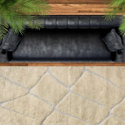 Tapis Klara en laine tissée 6X9