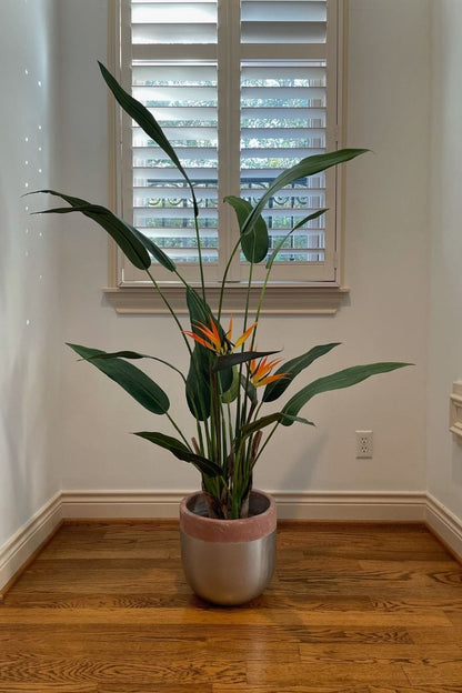 Plante artificielle en pot Oiseau de paradis Luza (plusieurs tailles)
