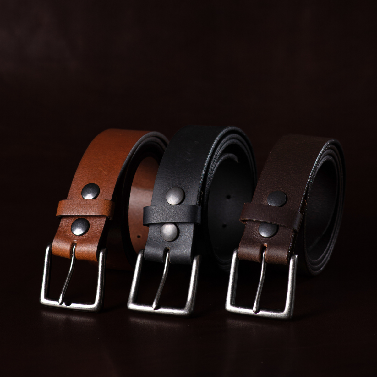 The Long Haul Belt - Brown Classic 100% Full-Grain Leather Belt