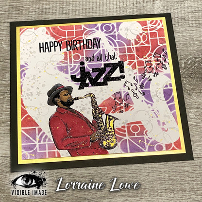 Visible Image All That Jazz 4 in x 6 in Stamp Set