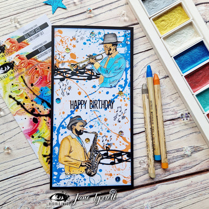 Visible Image All That Jazz 4 in x 6 in Stamp Set