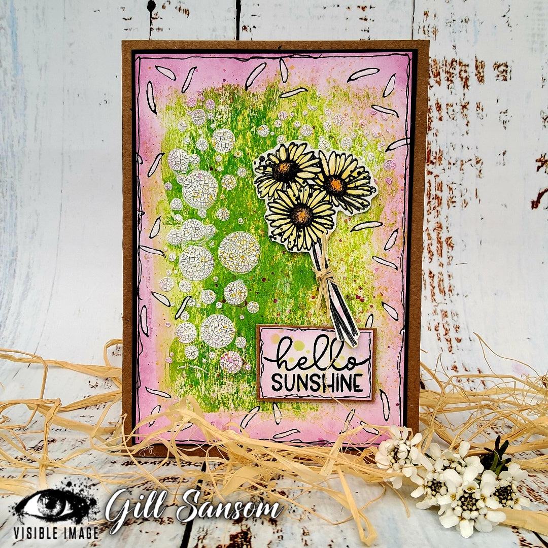 Visible Image Bubbles & Fizz Stencil - 6 x 6