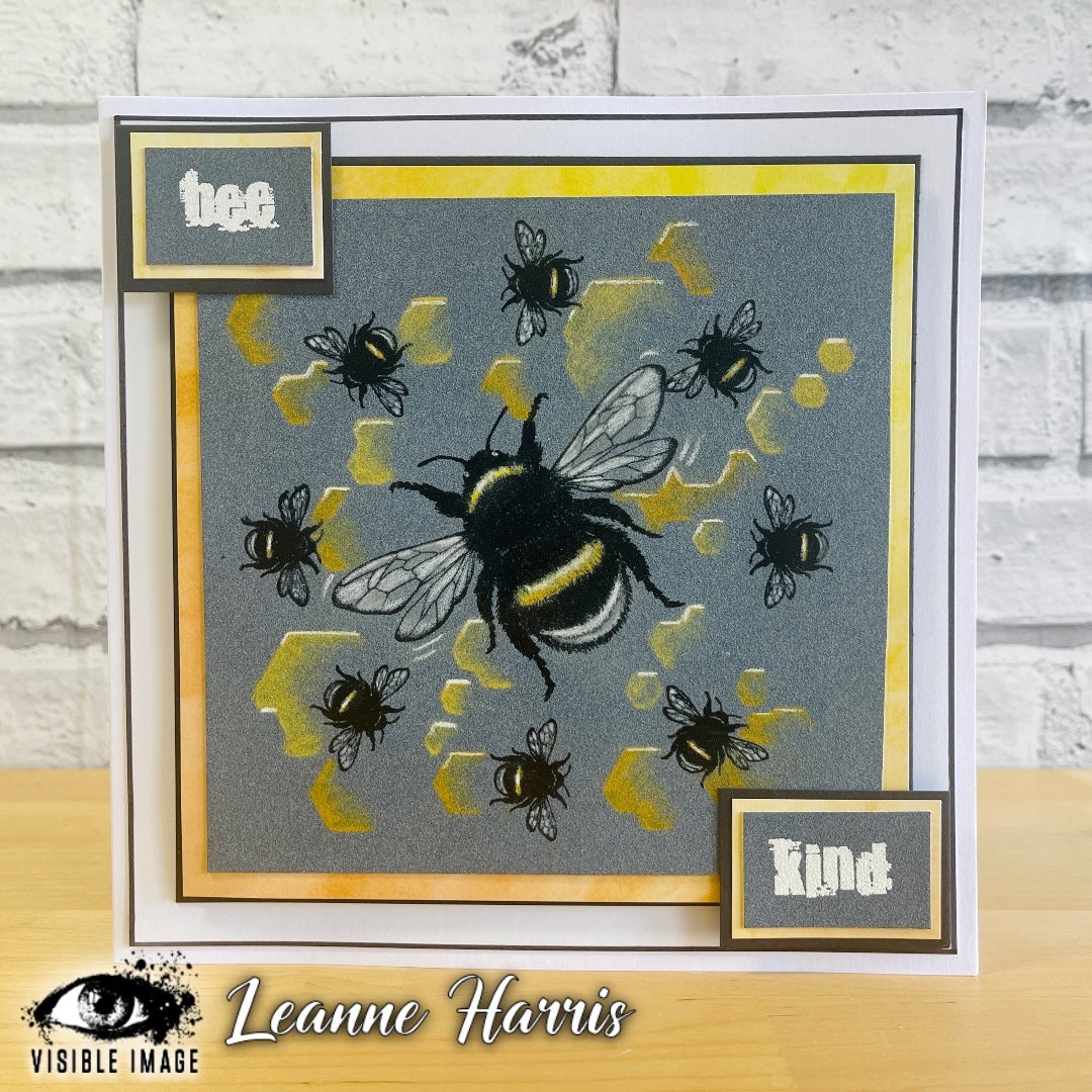 Visible Image Bee Happy - A6 Stamp Set