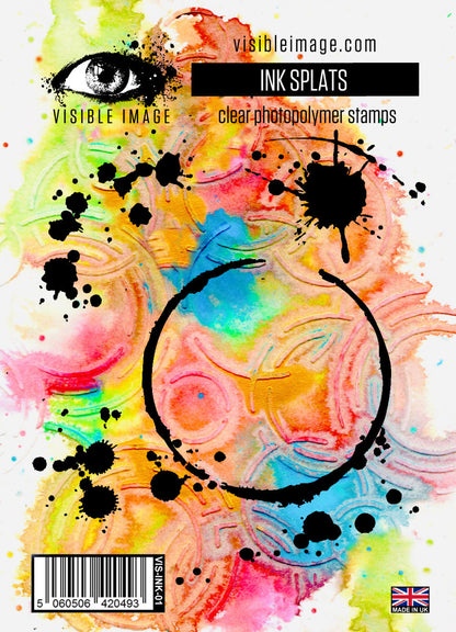 Visible Image Ink Splats - A6 Stamp Set