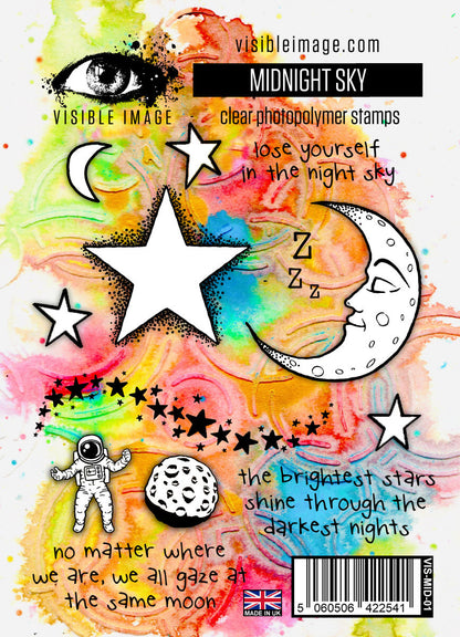 Visible Image Midnight Sky - A6 Stamp Set