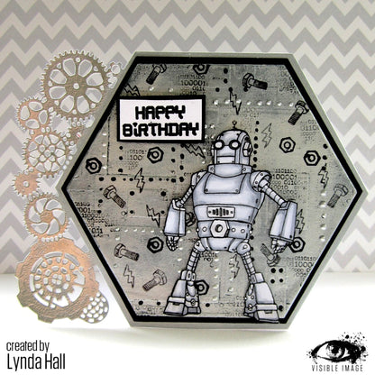 Visible Image Robot Data - A6 Stamp Set
