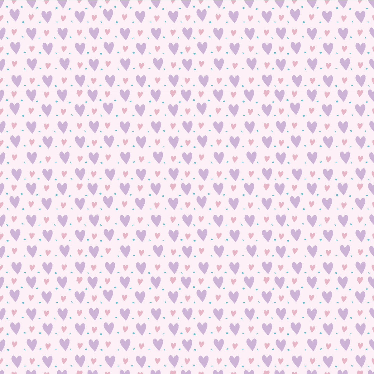 Valentines Hearts Purple HTV #3