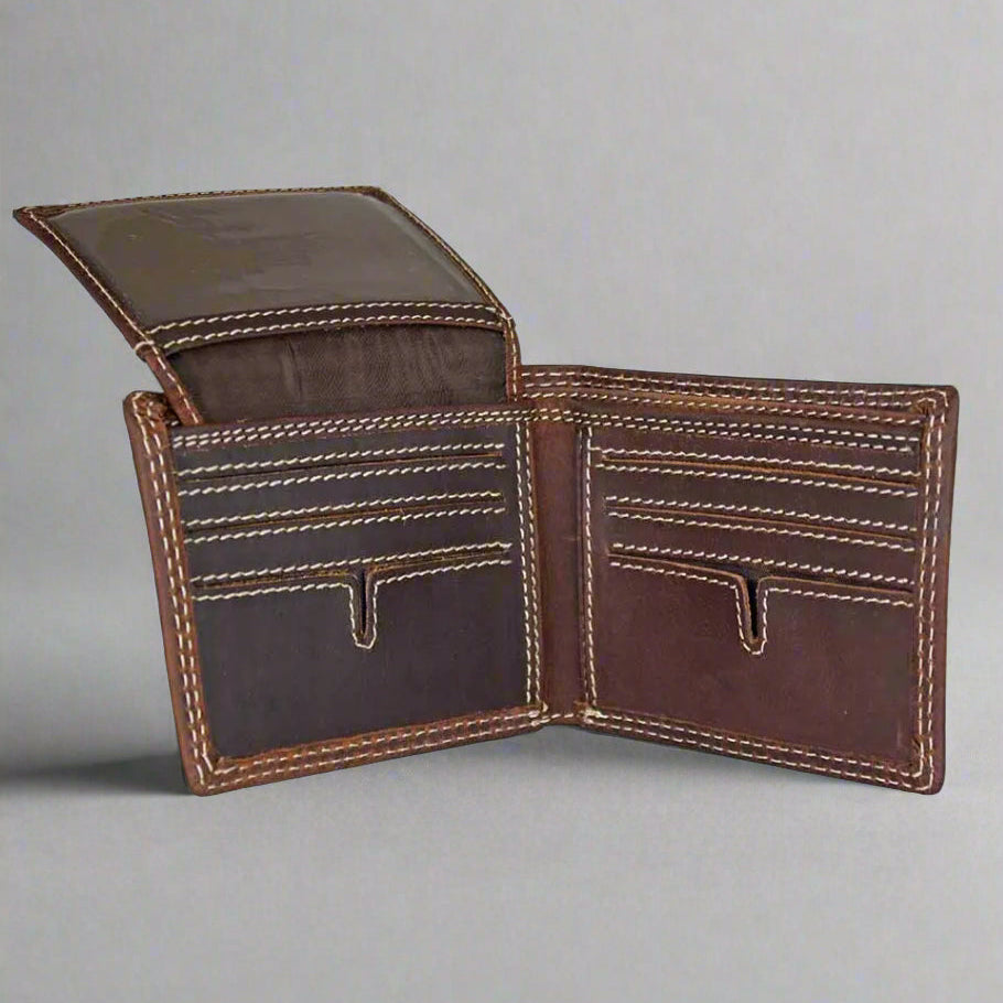 Portefeuille en cuir à deux volets pour hommes Viceroy