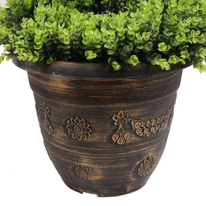 Plante artificielle d'arbuste topiaire en spirale Wales (plusieurs tailles)