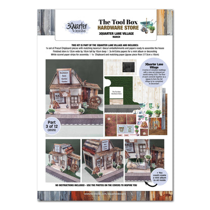 3Quarter Designs Lane Village - The Tool Box Hardware Store