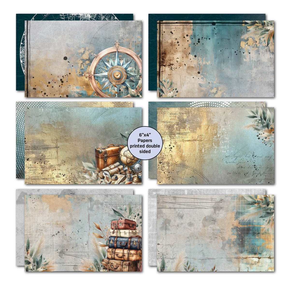 3Quarter Designs Adventures Return 6x4 Card Pack