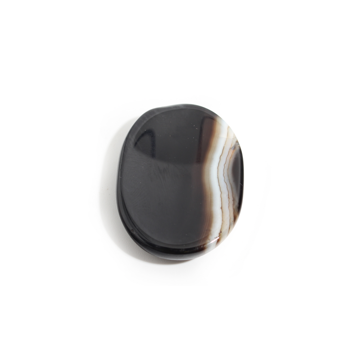 Black Onyx Worry Stone - 5 Pack