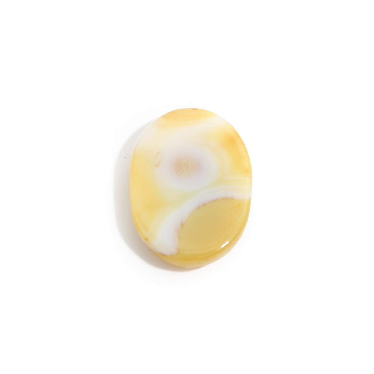 Yellow Onyx Worry Stone - 5 Pack
