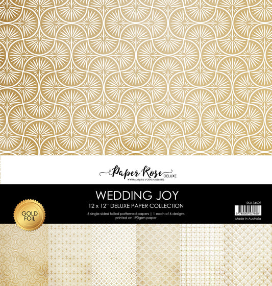 Collection de papier doré Wedding Joy 12x12 34509