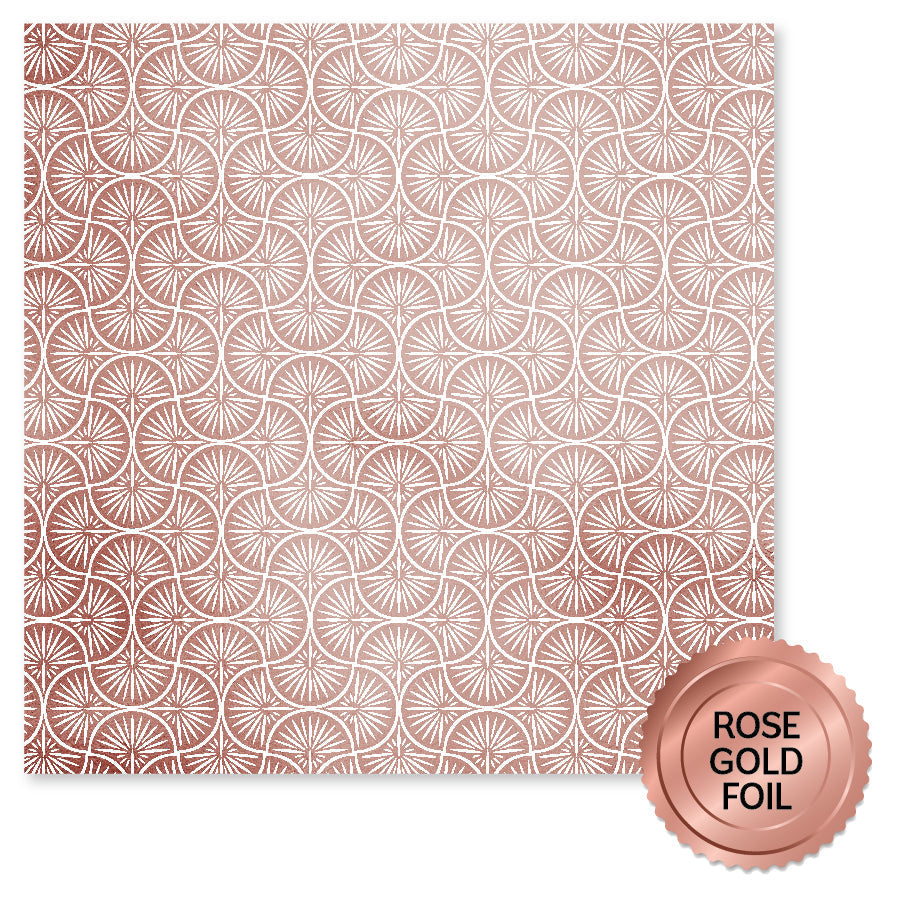 Wedding Joy Foil Rose Gold 6x6 Paper Collection 34581
