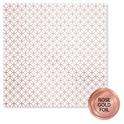 Wedding Joy Foil Rose Gold 12x12 Paper Collection 34557