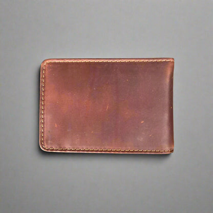 Men’s Cow Leather Money Clip with RFID Protection