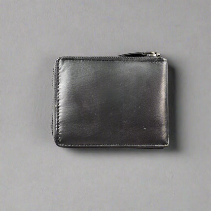 Greenwood Men's Leather Wallet. Premium RFID Protection Zip-Around Wallet