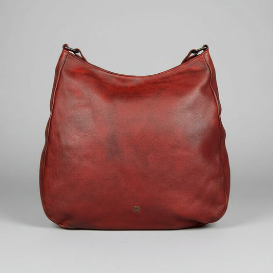 Sac à bandoulière pour femme en cuir de vachette MET
