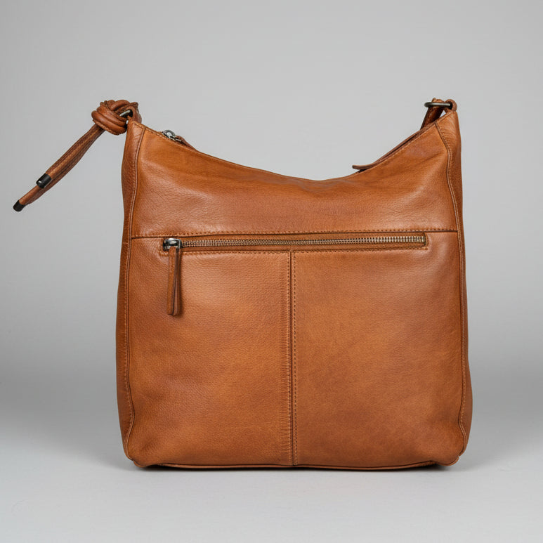 Sac bandoulière en cuir MET pour femme avec anse nouée