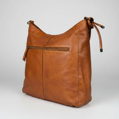 Sac bandoulière en cuir MET pour femme avec anse nouée