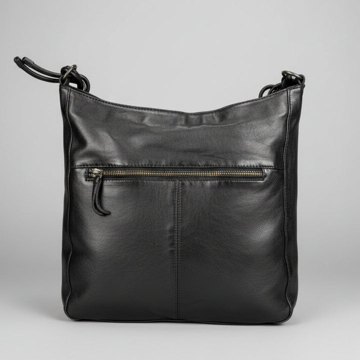 Sac bandoulière en cuir MET pour femme avec anse nouée