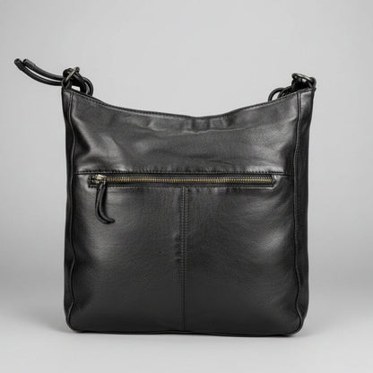 Sac bandoulière en cuir MET pour femme avec anse nouée