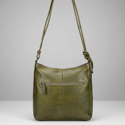 Sac bandoulière en cuir MET pour femme avec anse nouée