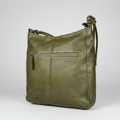 Sac bandoulière en cuir MET pour femme avec anse nouée