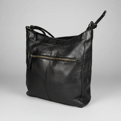 Sac bandoulière en cuir MET pour femme avec anse nouée