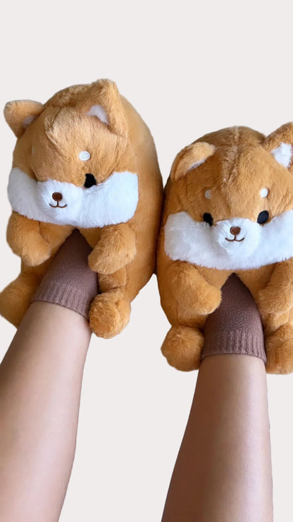 Fuzzy Animal Slipper