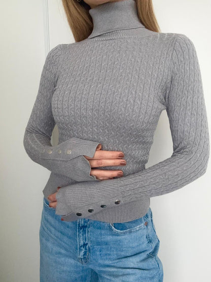 Pull à col roulé