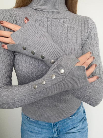 Pull à col roulé