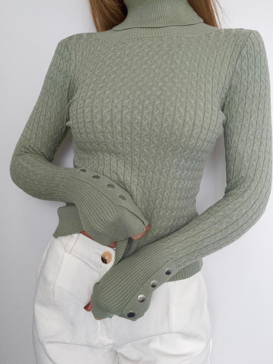 Pull à col roulé