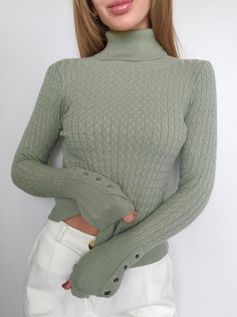 Pull à col roulé